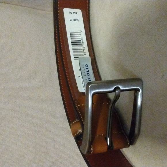 Perry Ellis Portfolio Men's brown belt NWT - Picture 2 of 7